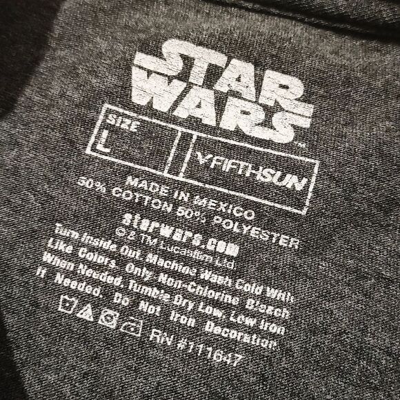 Star Wars Fifth Sun Gray Graphic T-Shirt #2 - Picture 4 of 4